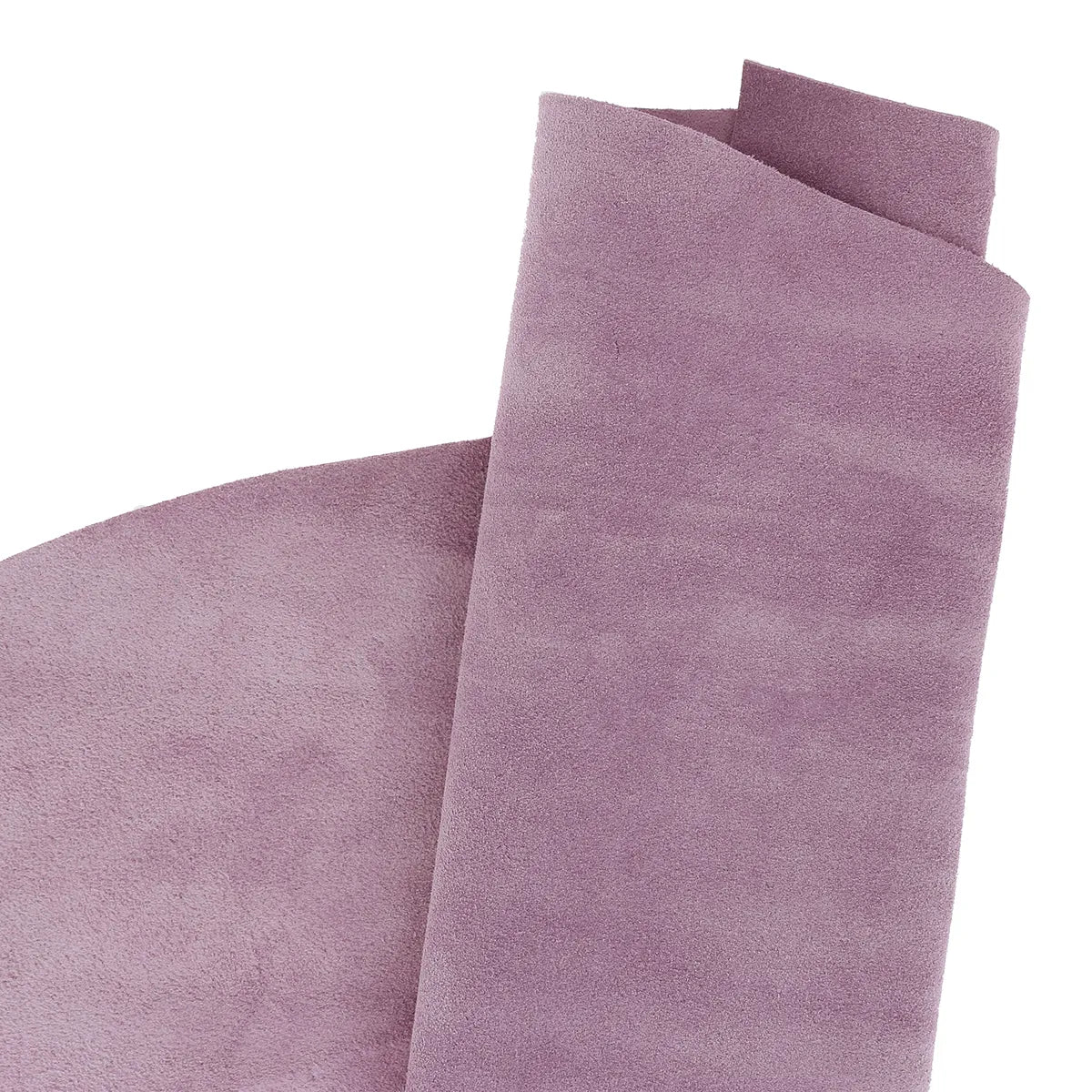 Peau en croûte de cuir velours - Lavande T87 - Deco cuir