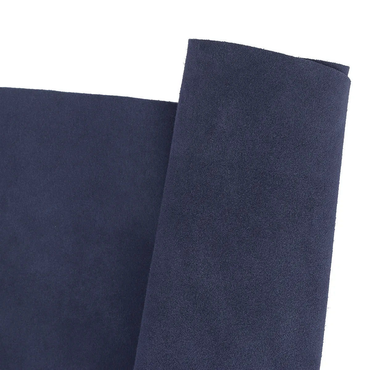 Croûte de cuir velours - Bleu marine T97 - Deco cuir