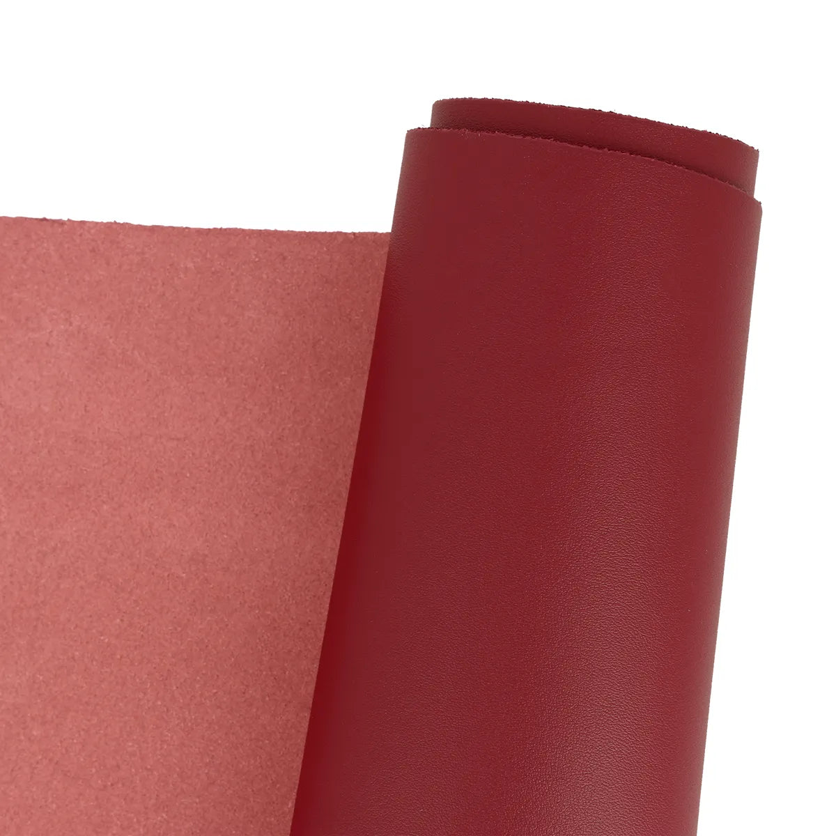 Cuir de vachette lisse - VENUS - Rouge carmin U75 - Deco cuir