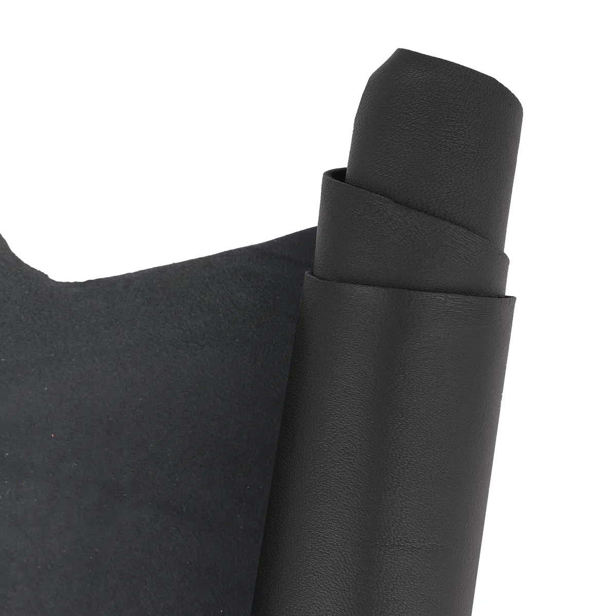 Peau de cuir nappa lisse noire, idéale pour réaliser : petite maroquinerie, sac à main, pochette, accessoire...