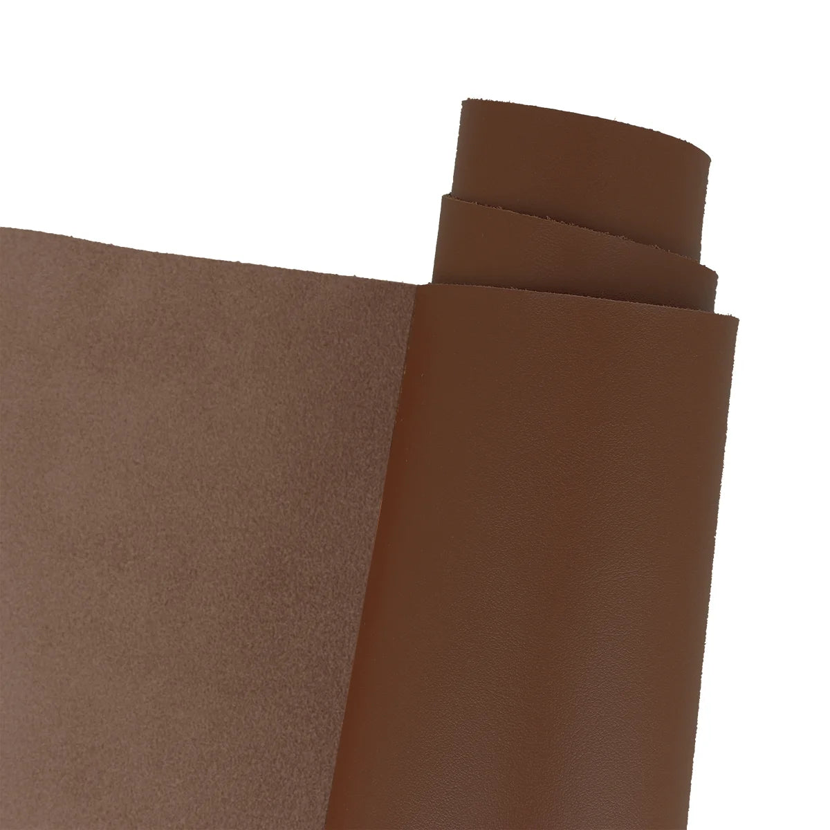 Cuir de veau nappa marron idéal pour la fabrication de maroquinerie, portefeuille, porte-monnaie et accessoire