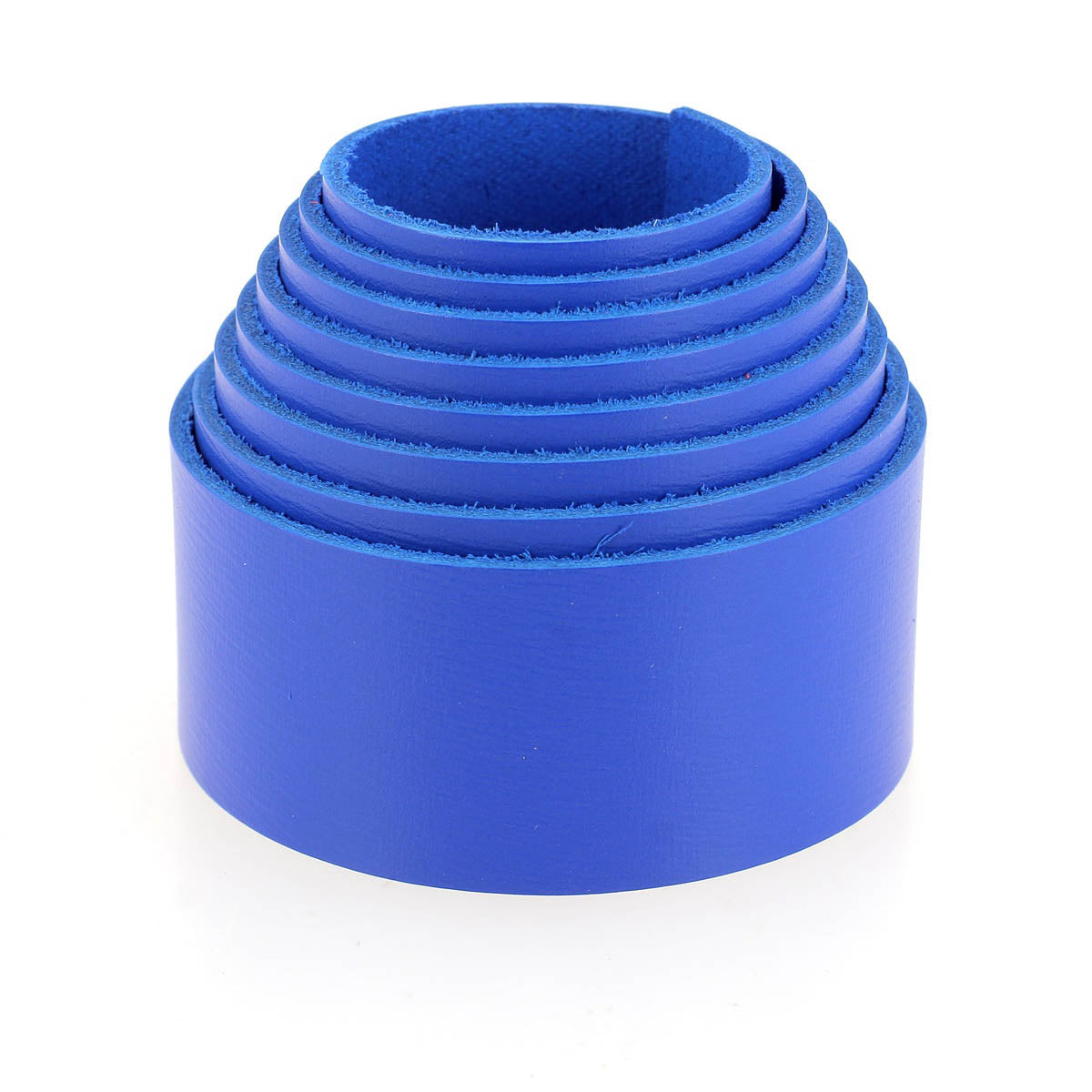 Sangle en cuir de veau DIVA - BLEU ROI J80