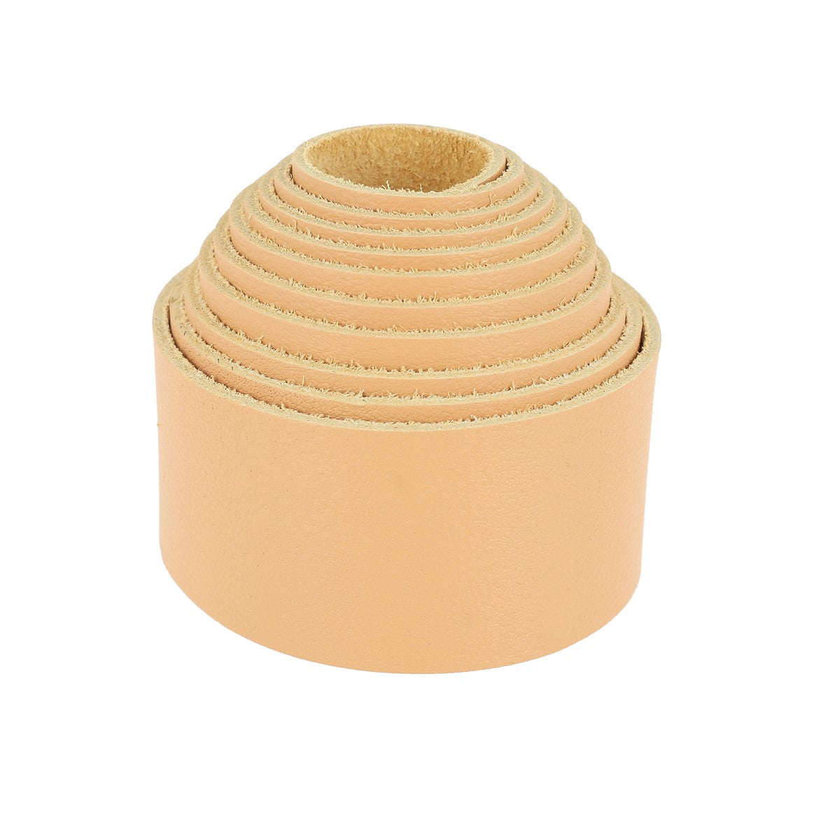 Sangle en cuir de veau TÉO - NUDE K36