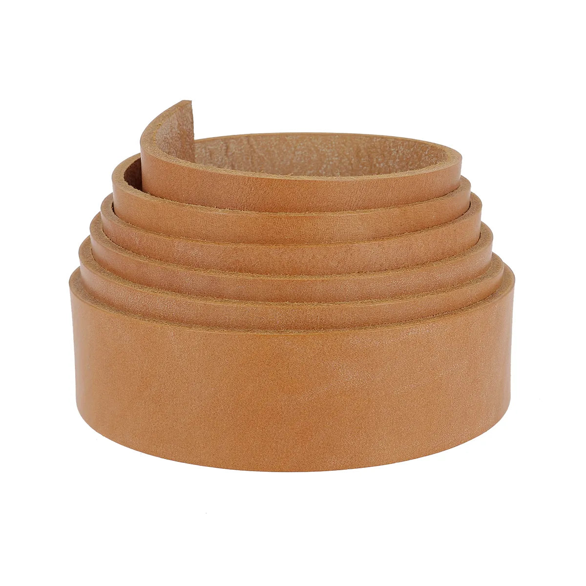 Lanière en cuir de dosset - Camel gold N68 - Deco cuir