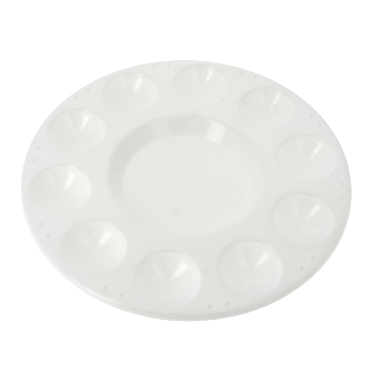 palette de peinture ronde en plastique