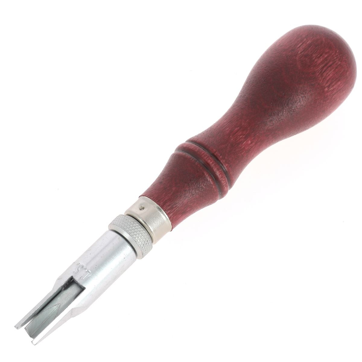 thumbnail image 2 of C.S. Osborne Adjustable Gouge V-shaped #128-90 Leatherwork Tool Made In 2 of 13