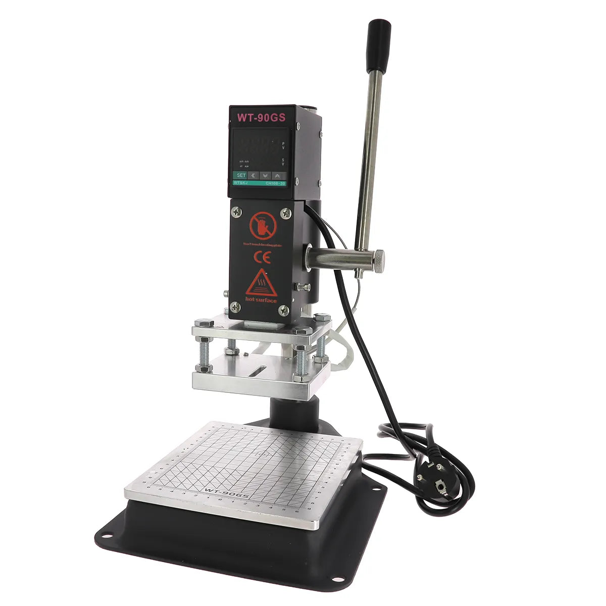 Presse à chaud pour marquage ou transfert de foil sur cuir - WT 90-GS