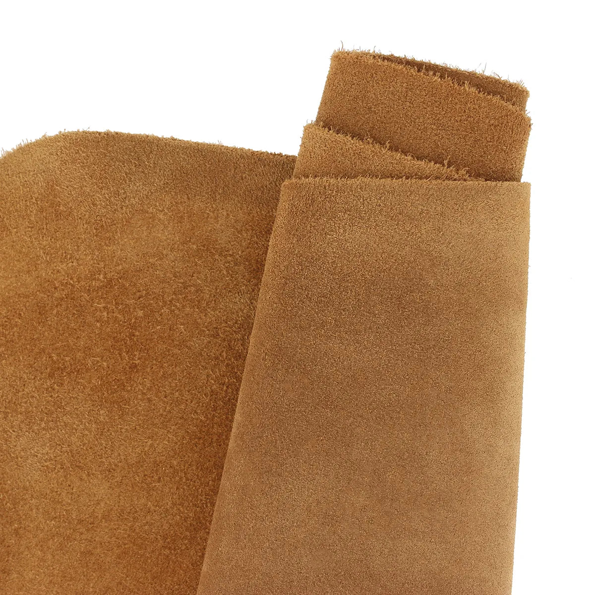 Croûte de cuir velours - DOLCE - Marron camel VEL04 - Deco cuir