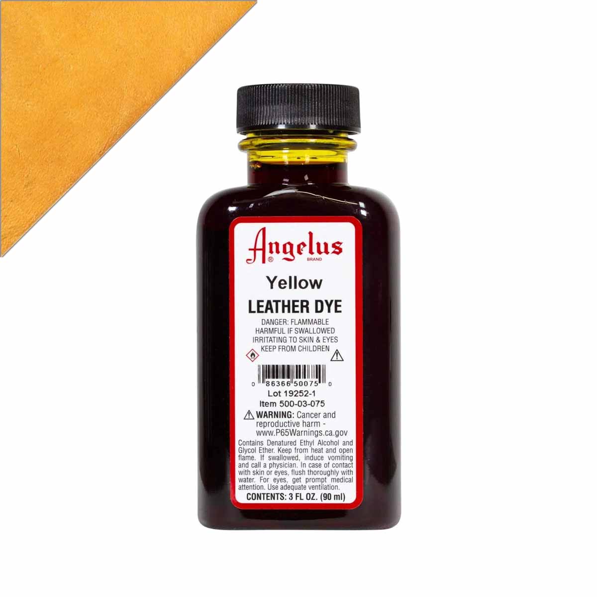 Angelus Leather Dye 90ml Yellow Deco Cuir