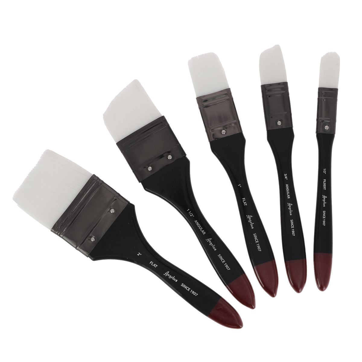 Set de 5 gros pinceaux - Jumbo pack Angelus