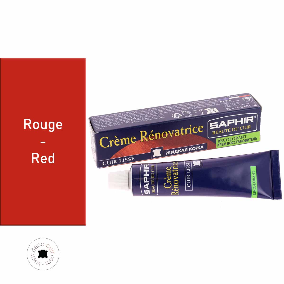 Saphir Leather Renovating Cream - RED