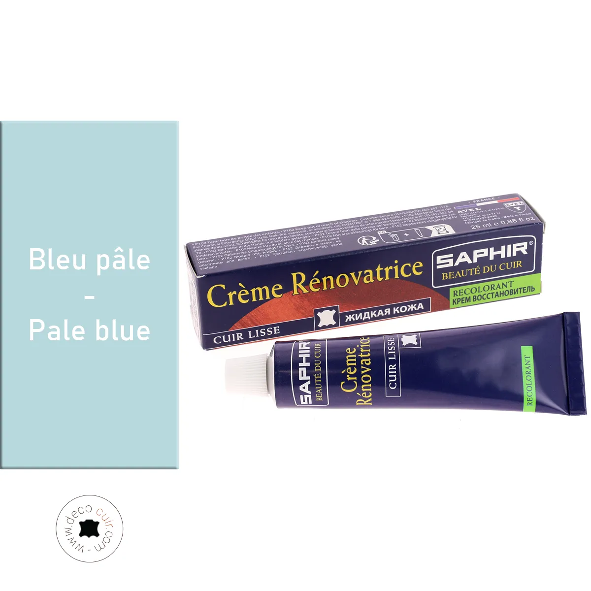Saphir crème rénovatrice Bleu pâle