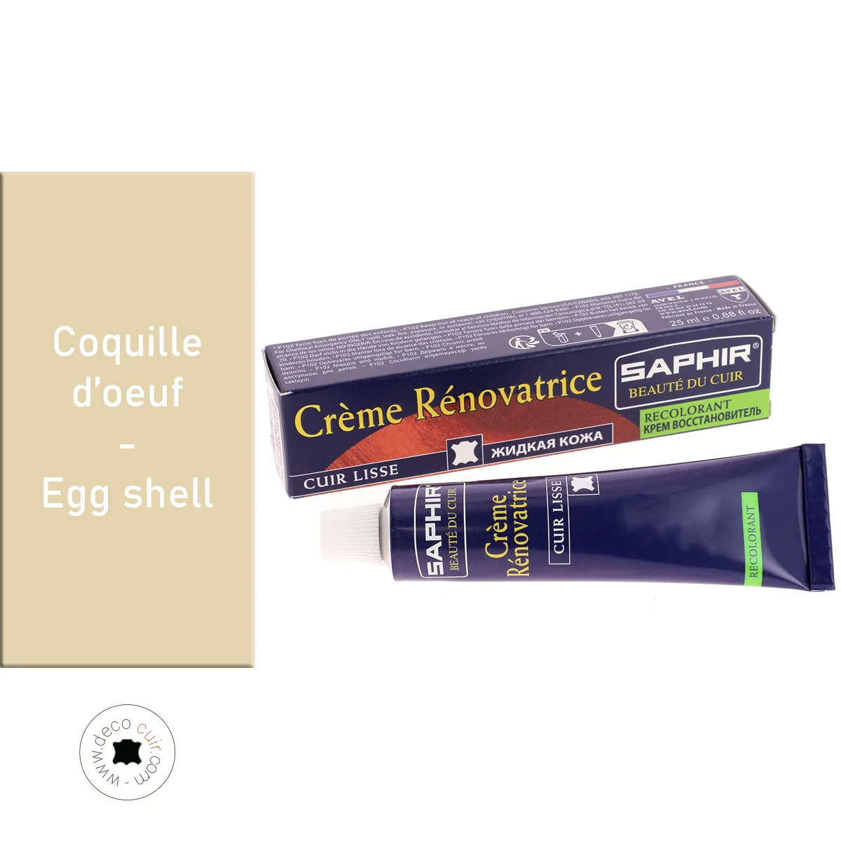 Saphir crème rénovatrice Coquille d'oeuf