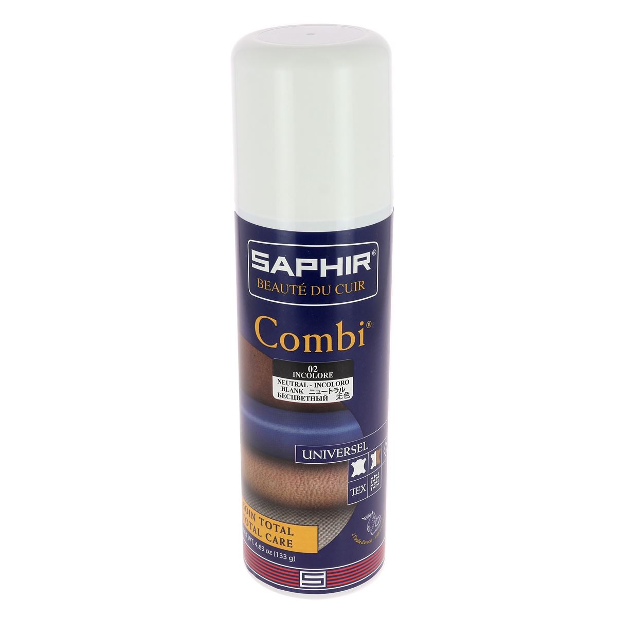 Combi Saphir : soin total pour cuirs combinés - Aérosol 200ml - Made in France