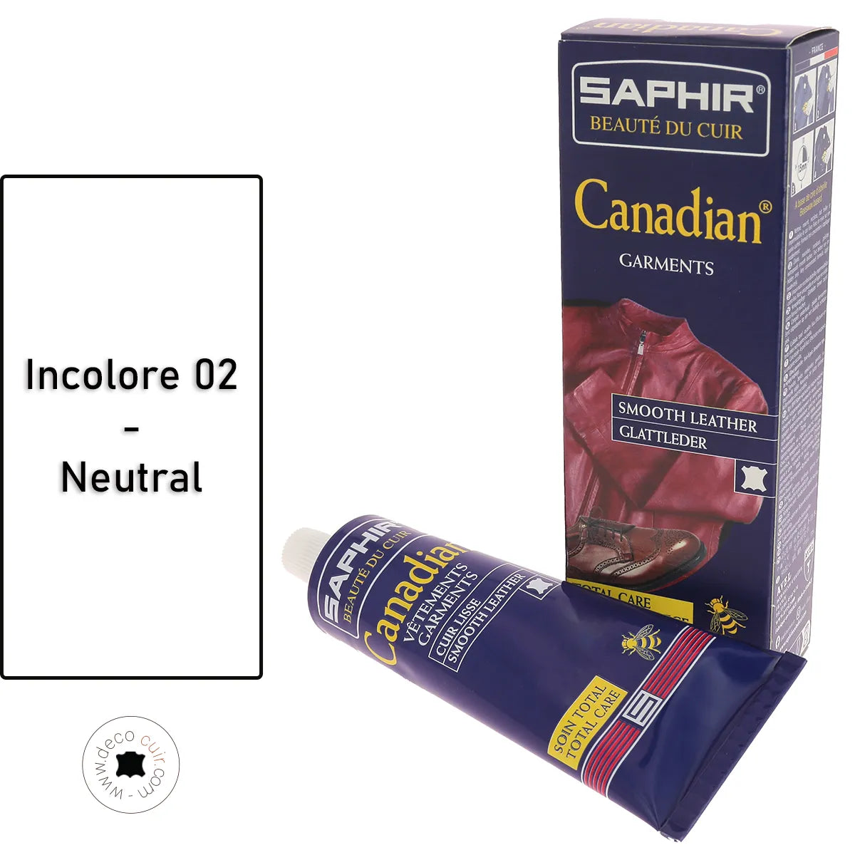 Canadian Jacket & Bag Cream 75ml Saphir Beauté Du Cuir