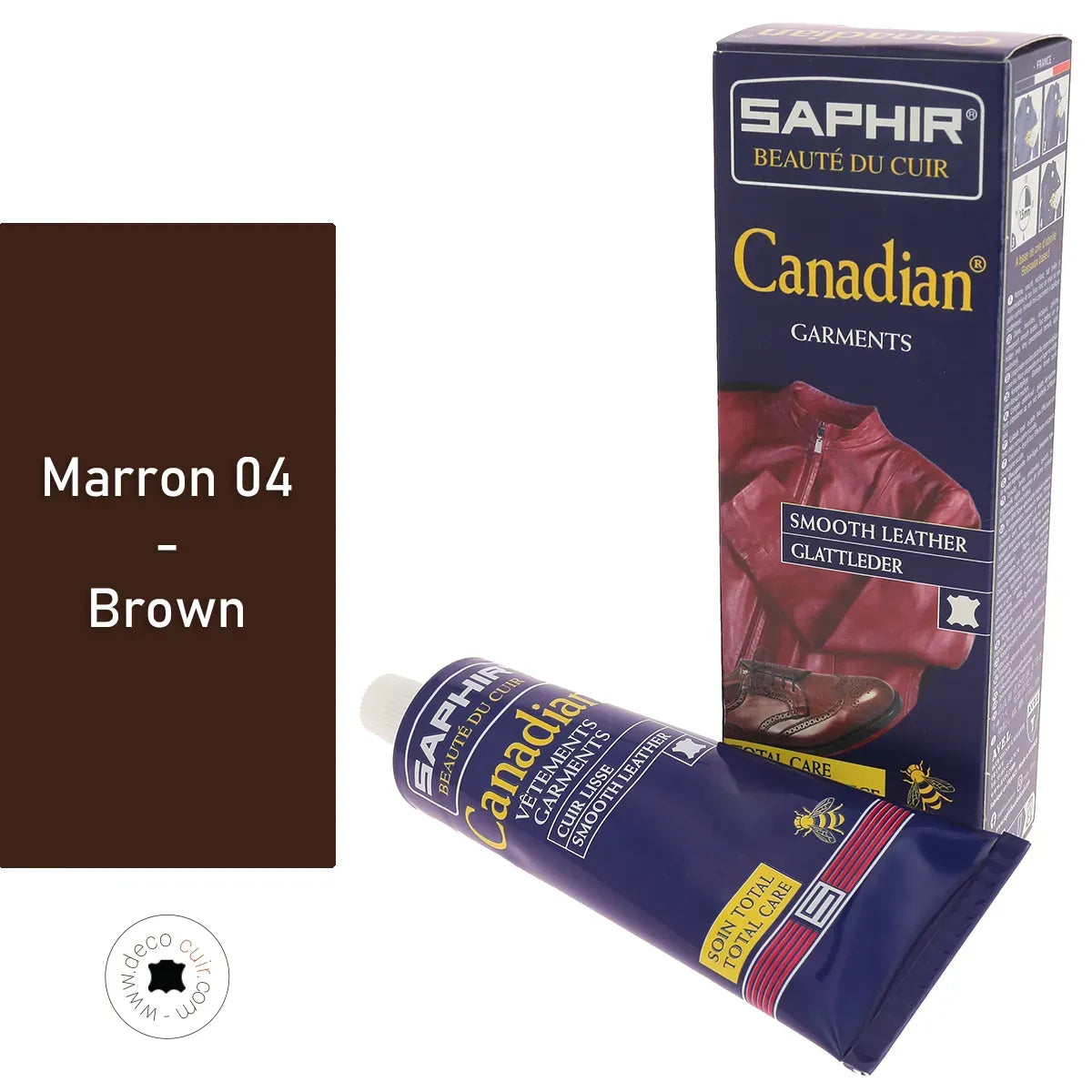 Canadian Saphir Marron - Soin total pour cuir