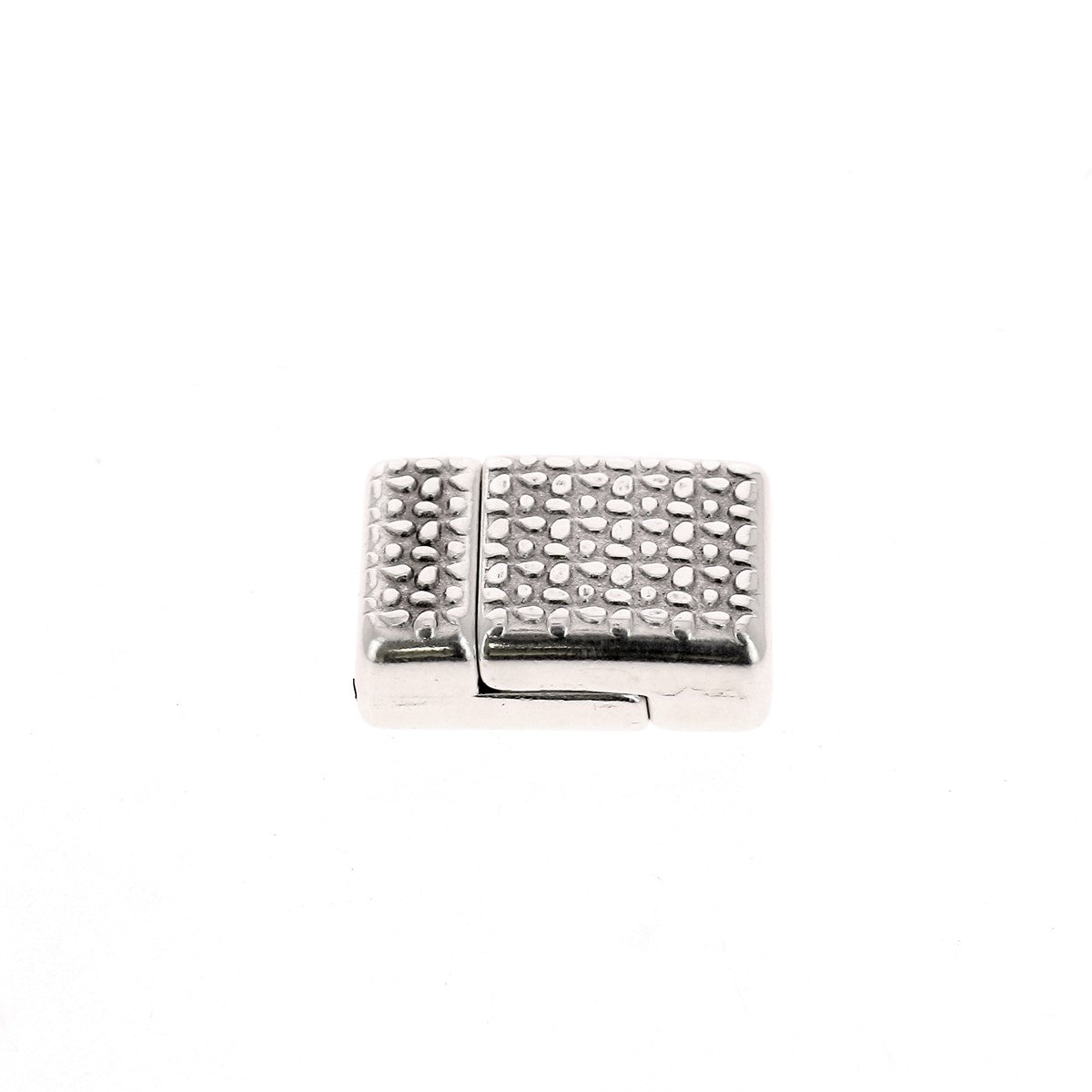Fermoir Aimanté Pour Bijou DIANE - Pour Lacet Plat 10 Mm, Finition Argent Vieilli - Idéal Pour Création De Bracelet Ou Collier