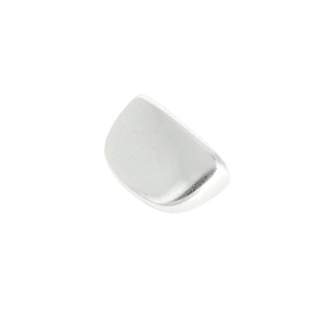 Embout de finition pour lacet plat 10mm - ARGENT VIEILLI