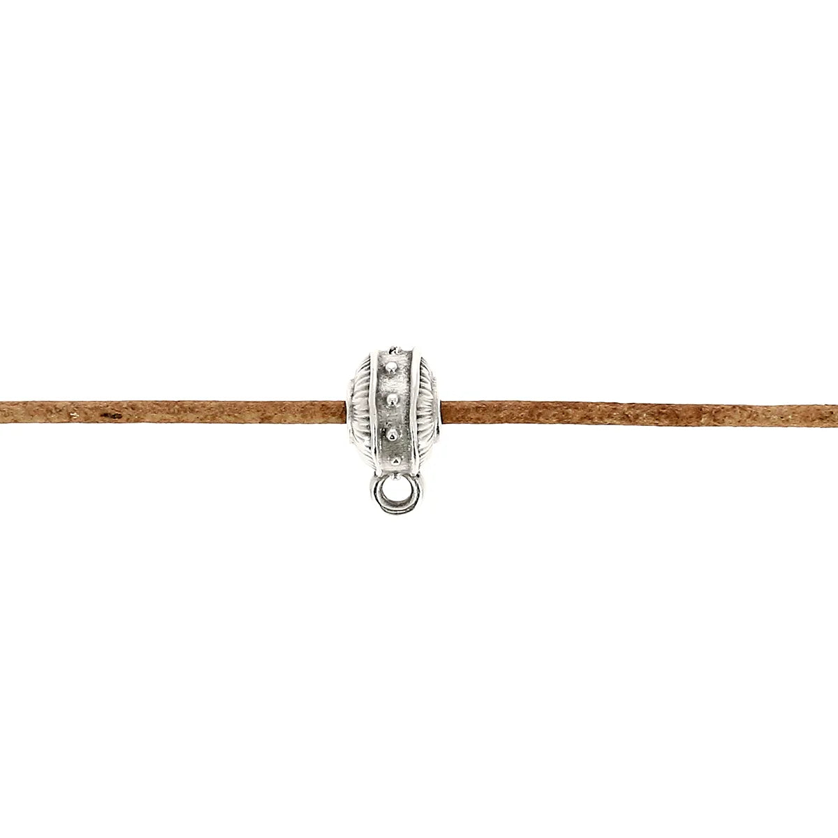 Charm coulissant pour personnaliser un cordon en cuir de Ø 2 mm ou réaliser un bracelet tendance