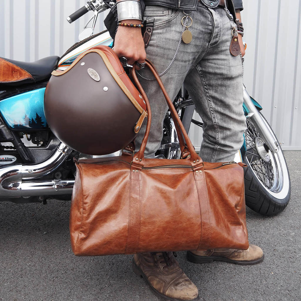 Patron Sac de voyage en cuir - Deco Cuir - Deco Cuir