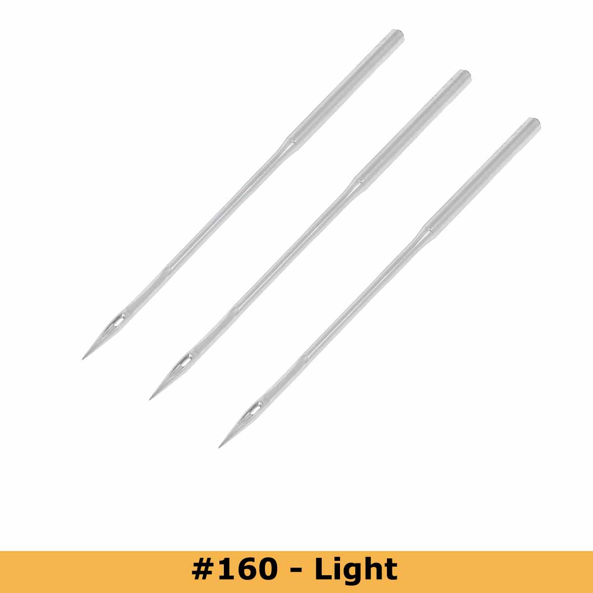 Lot De 5 Aiguilles Pour Machine à Coudre Le Cuir – N°90 Et N°100, Acier Inoxydable, Compatible Machines Alfa