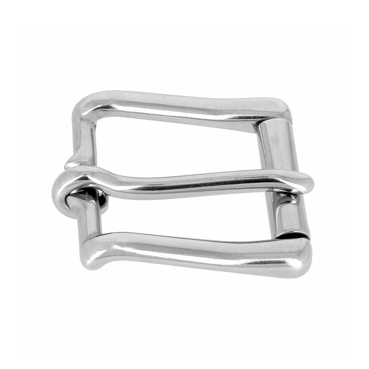Stainless steel roller belt buckle NAR Leather Deco