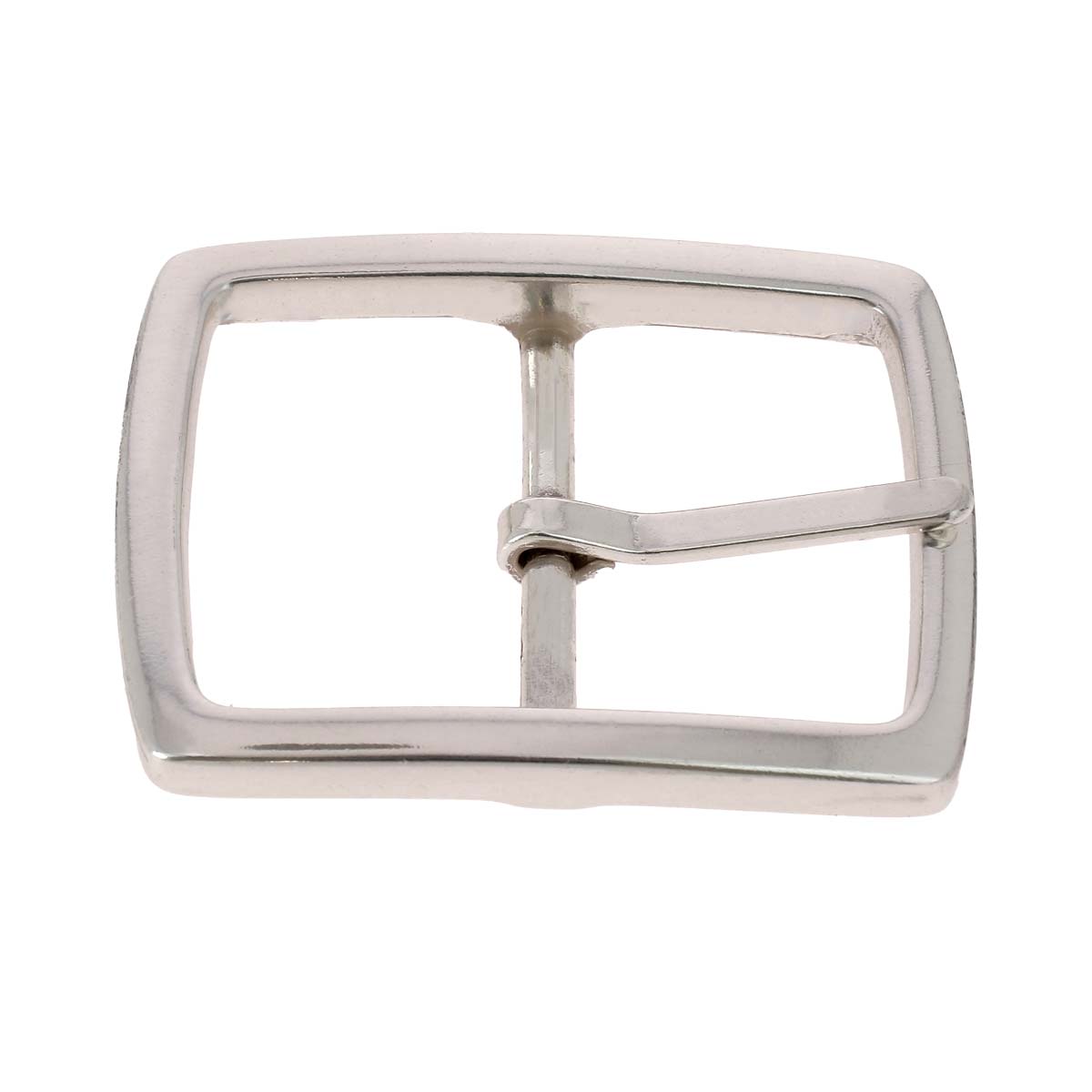 Boucle Ceinture Double Argent Brillant 50 Mm – Almela – Zamak Solide – Made In Spain