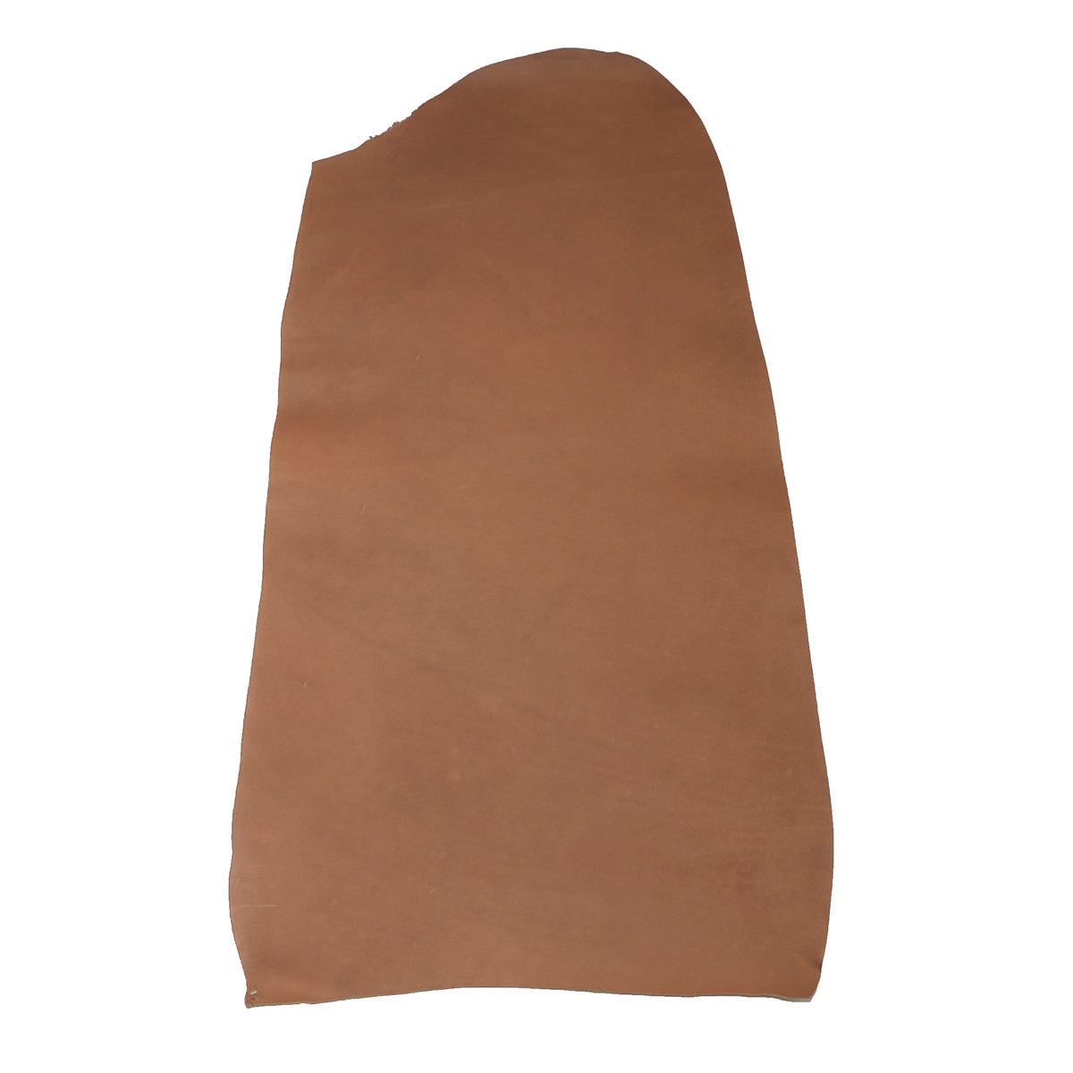 Peau de cuir Croupon tannage végétal couleur cognac, peau naturelle pour maroquinerie ou fabrication artisanale