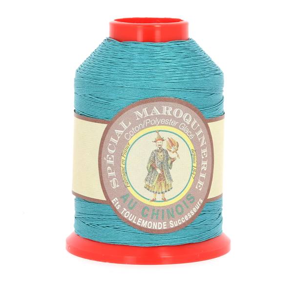 Fil Chinois Spécial Maroquinerie polyester coton - 28-4 - 0,52 mm - CANARD 863x600.jpg