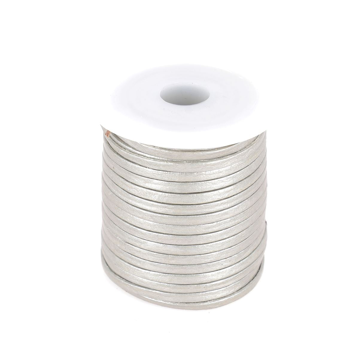 Lacet en cuir pigmenté Plat - Largeur 3mm - Deco Cuir