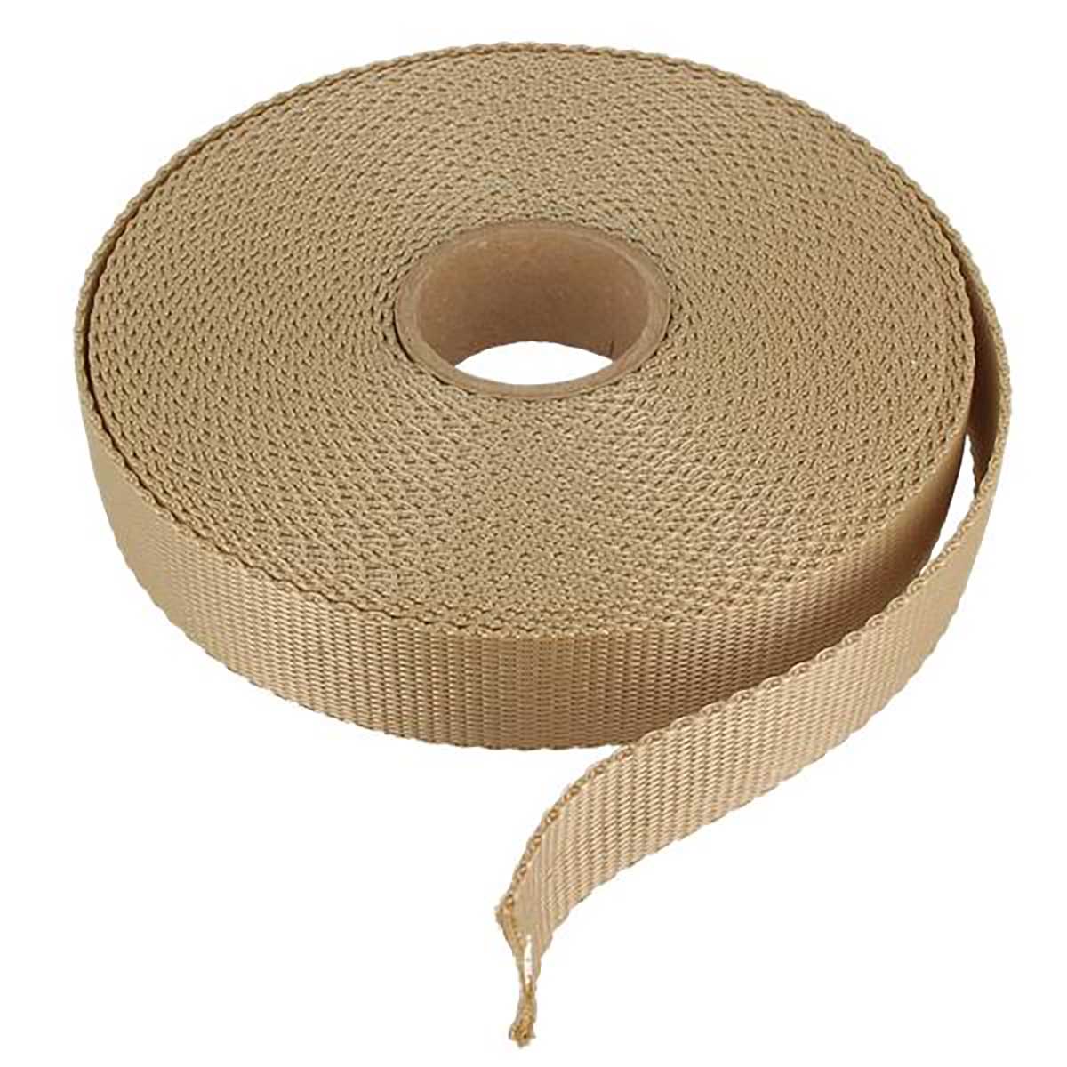 Sangle de sac en polyester 38mm Beige/Brown/Turquoise - 50 cm Sangle de sac en polyester 38mm Beige/Brown/Turquoise - 50 cm