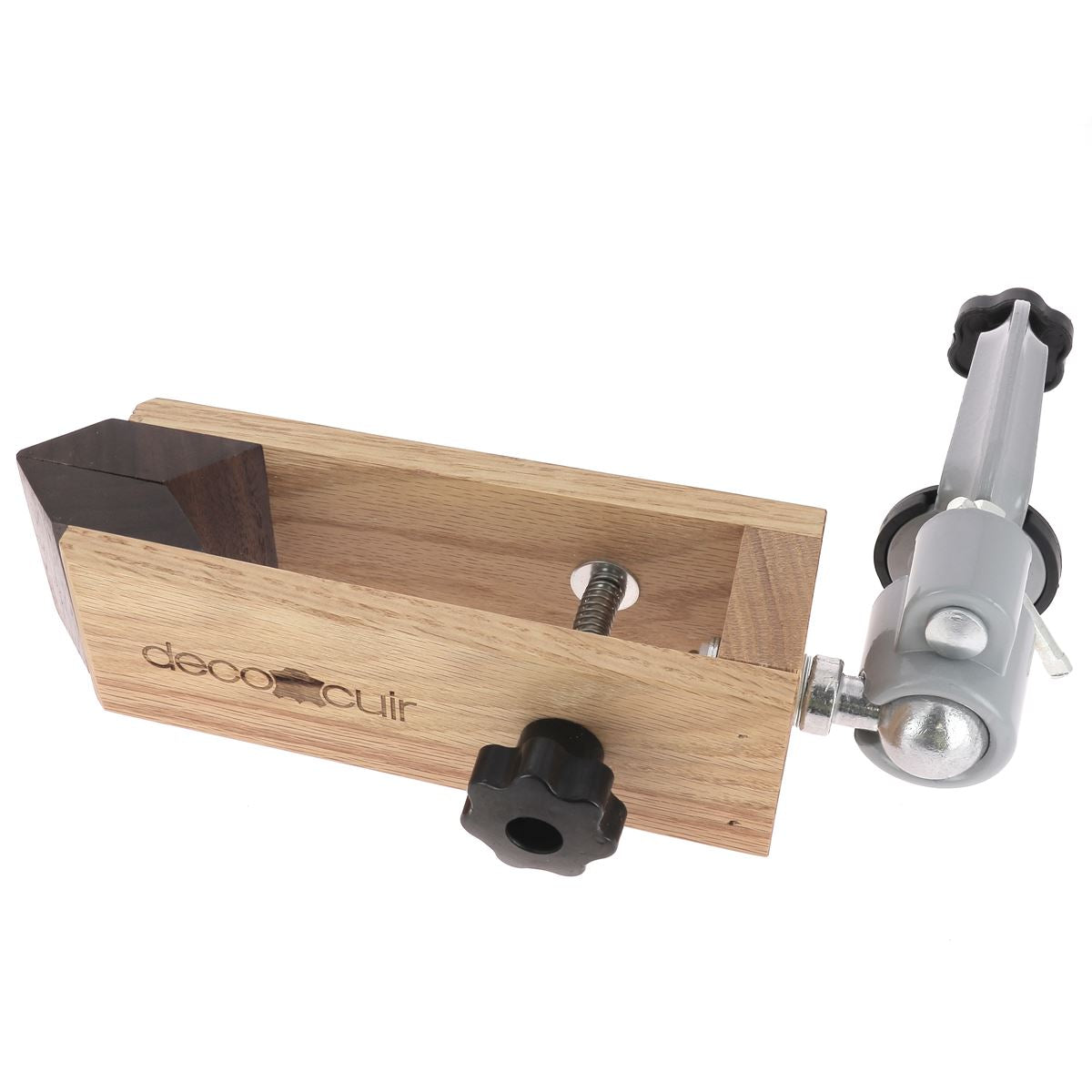 Petit valet de couture en bois à fixer sur un établi - Deco Cuir - Deco Cuir