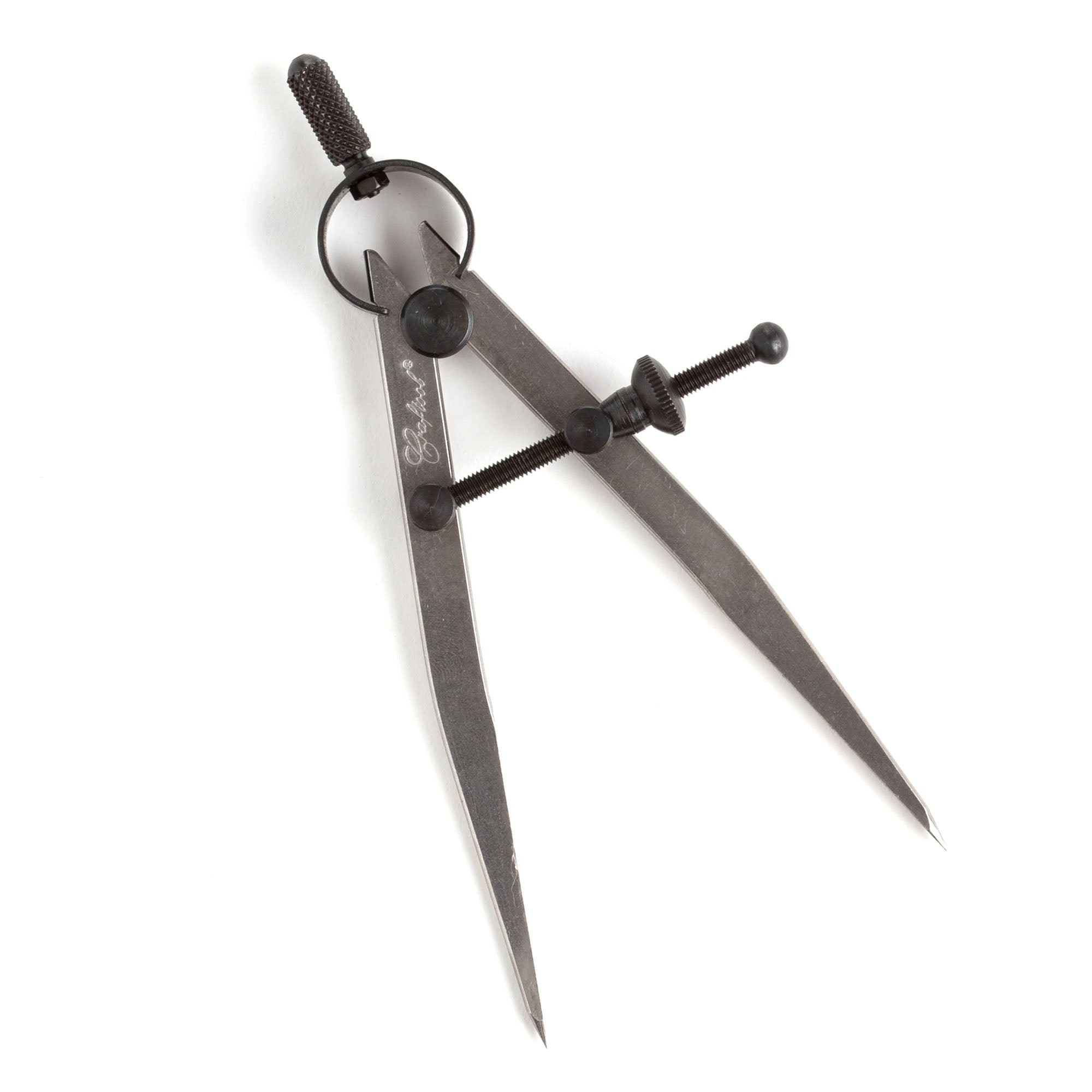 Compas pointe sèche 10 cm - Outils de Traçage sur Cuir - Crea Cuir