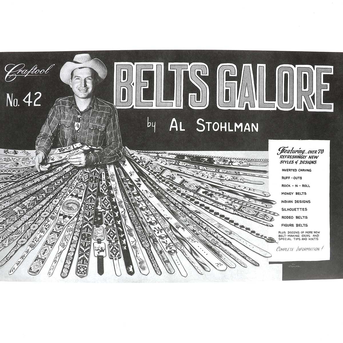 Livre "BELTS GALORE BOOK" - Livre de ceintures à gogo - Deco Cuir