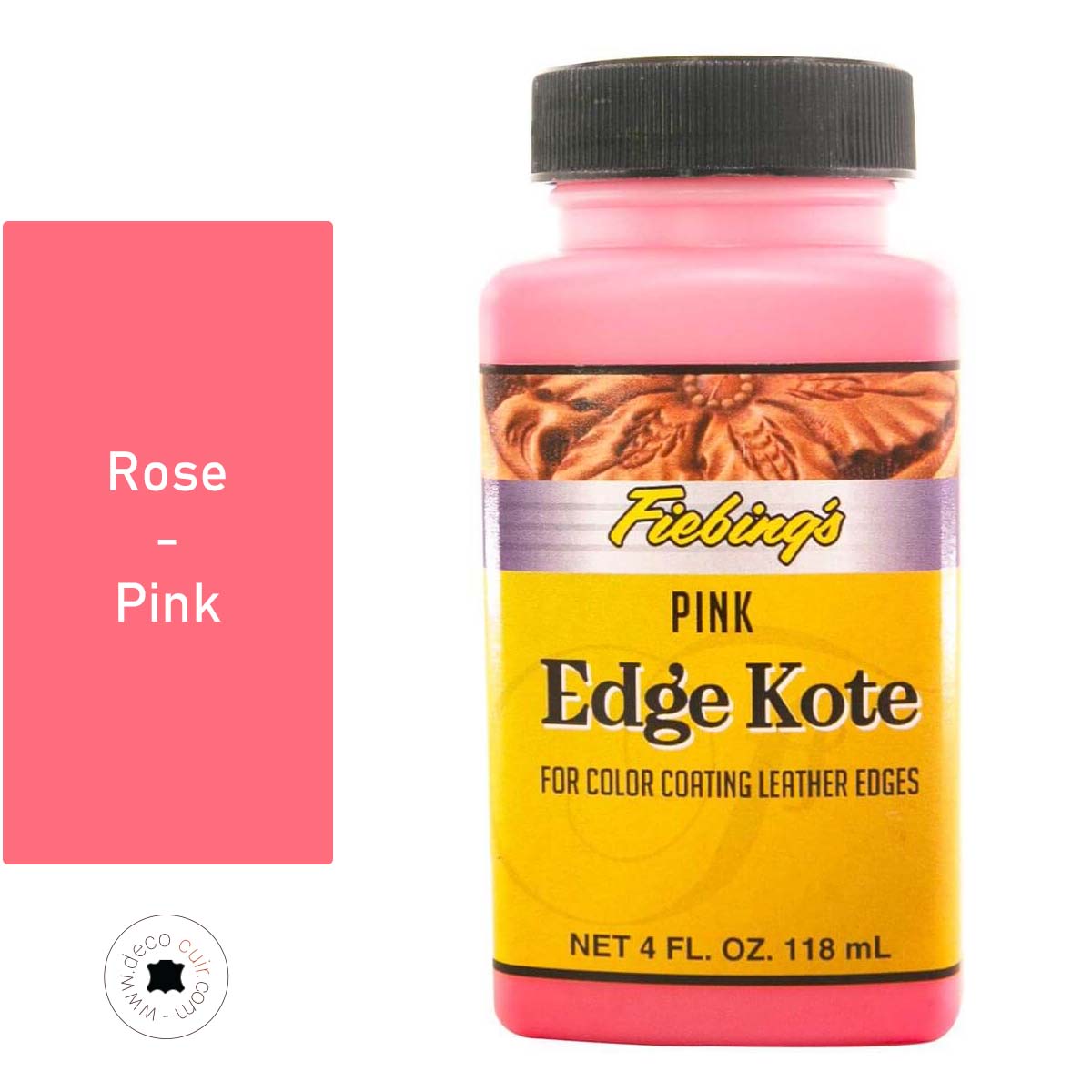 WA070-410-Finition-de-tranche-pour-cuir-Fiebing-s-edge-kote-118ml- PINK / ROSE