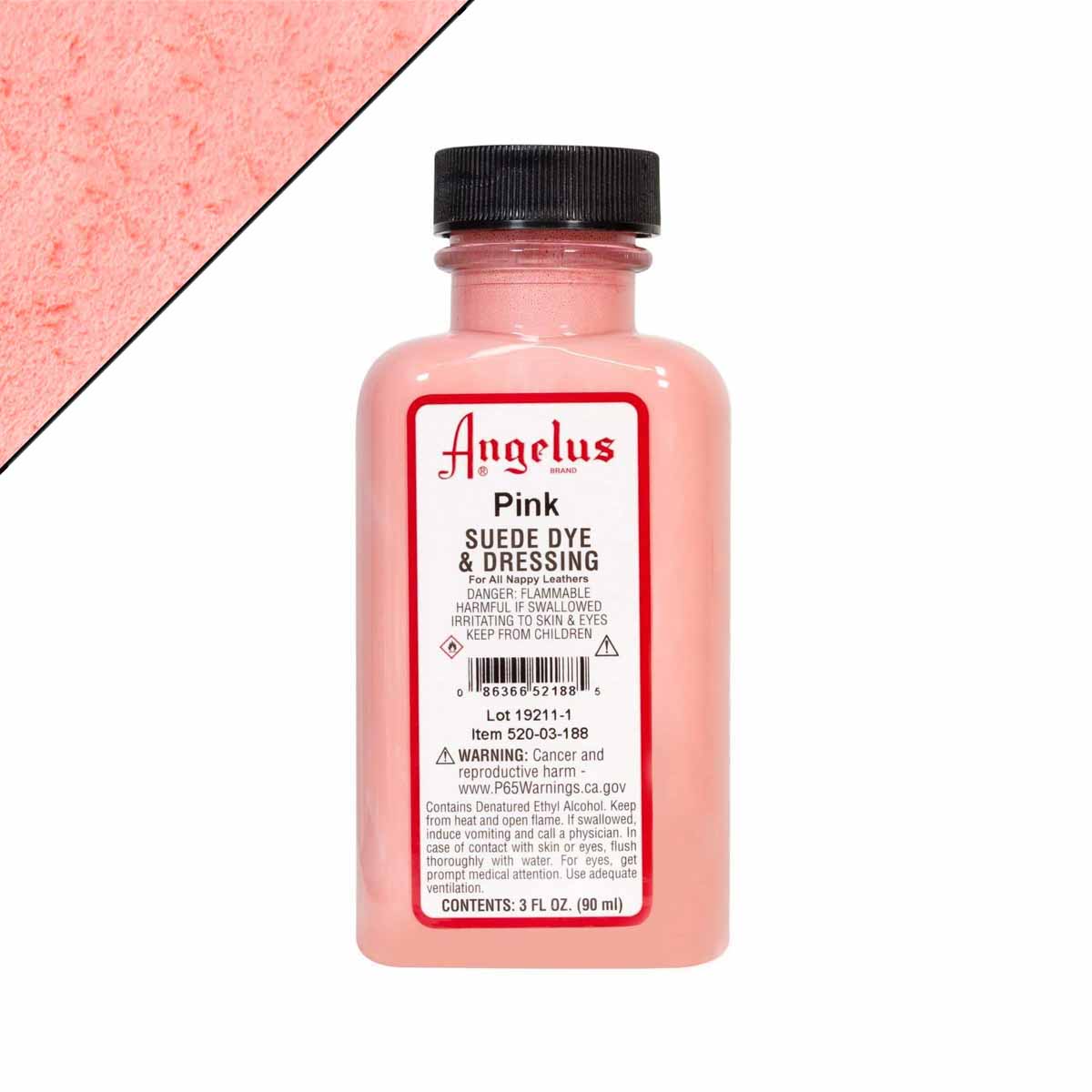 Angelus Suede Dye 90ml Pink 188 - Main Image