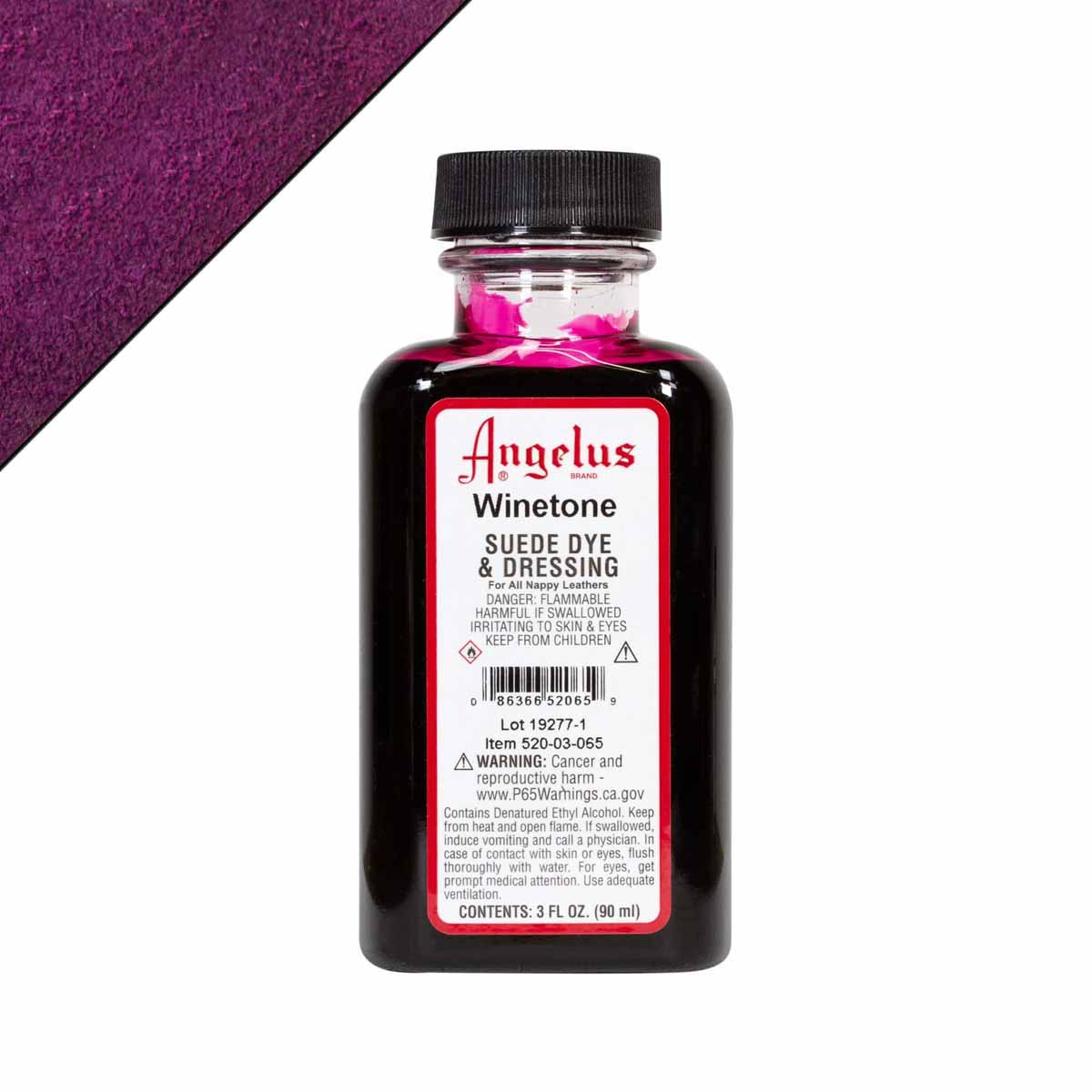 Angelus Suede Dye 90ml Winetone 065 - Main Image