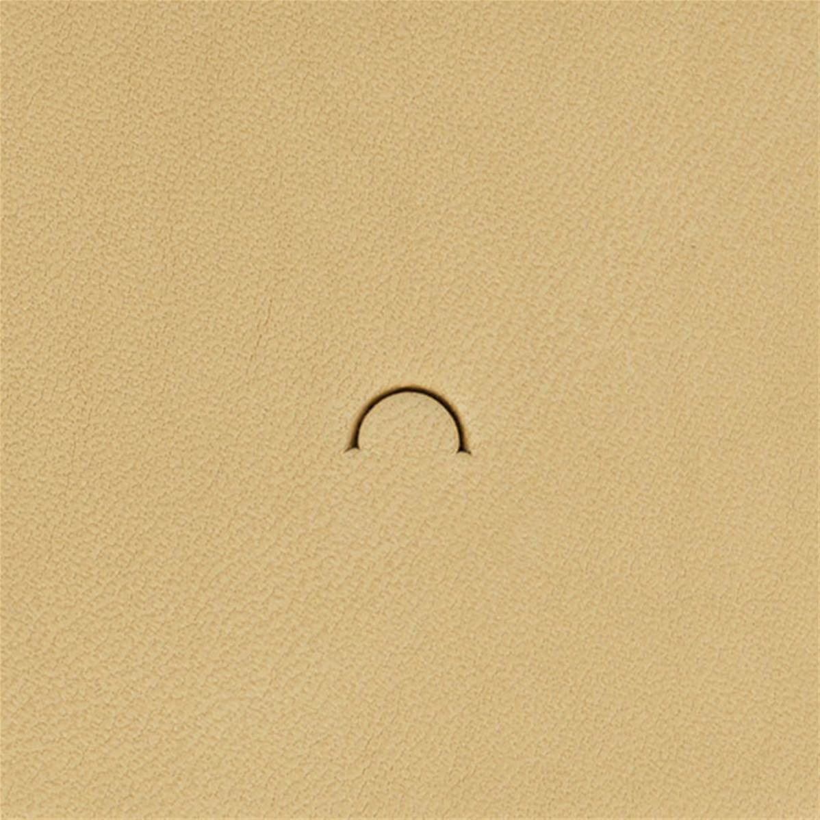 LANTRO JS Lot de 7 emporte-pièces en forme semi-circulaire, bords incisifs pratiques, emporte-pièce en cuir, demi-rond, pour travaux manuels, sangle, ceinture, portefeuille, sac (15-45 mm