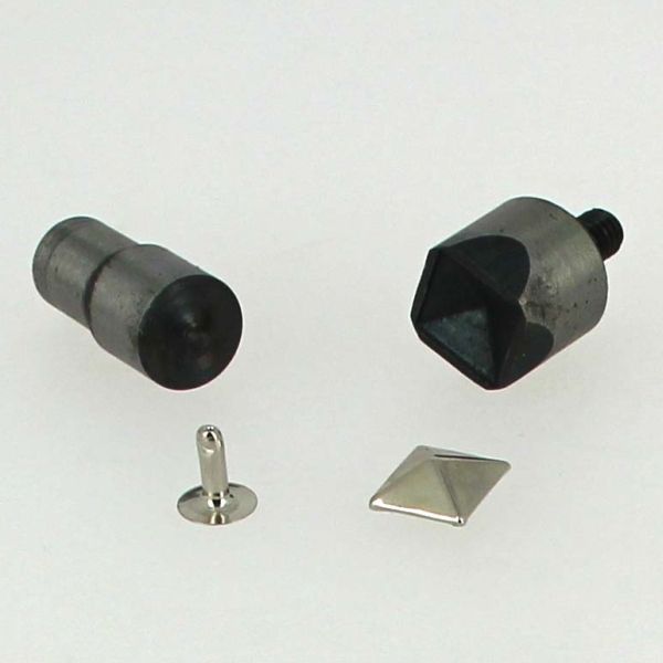 Jeu de pose PRESSE D'ÉTABLI - Pour RIVETS Pyramide - Deco Cuir