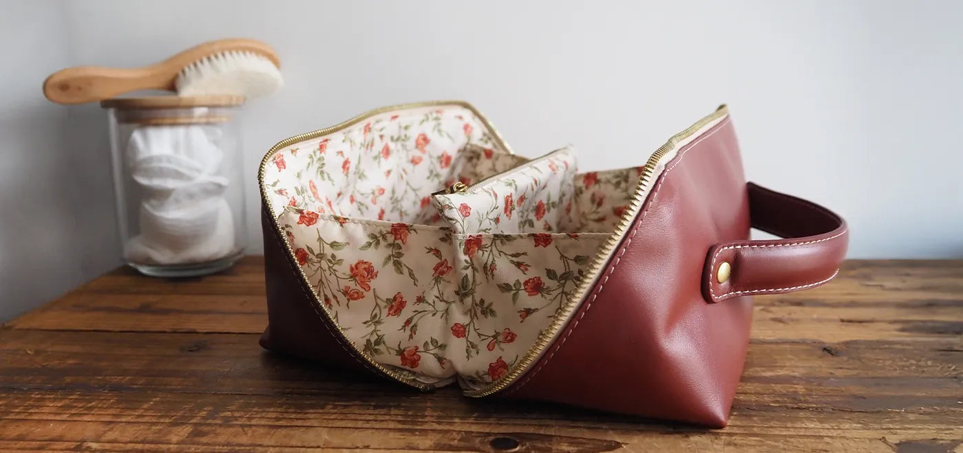 tuto trousse de toilette magique en cuir