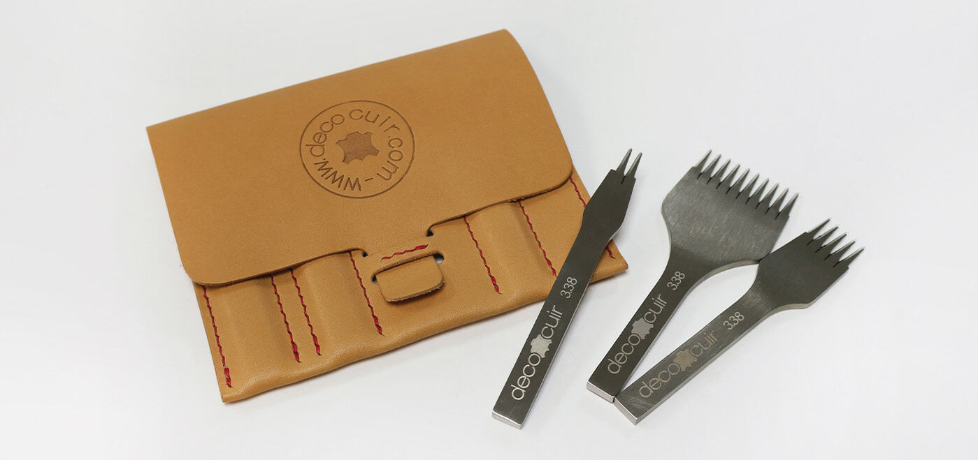 etui en cuir pour griffes à frapper