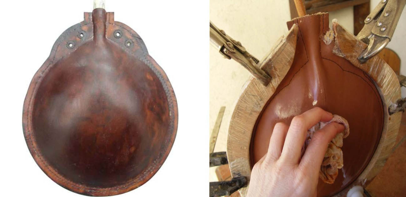 tutoriel gourde en cuir