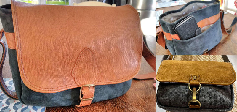 sac bandoulière chèvre cuir