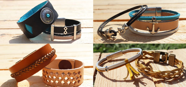idées de bijoux en cuir