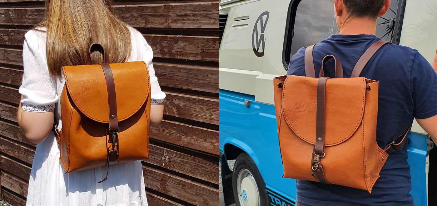 tutoriel sac à dos en cuir