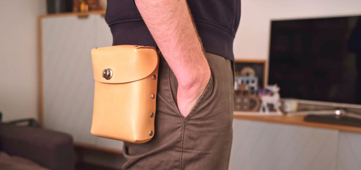 tuto pochette ceinture en cuir