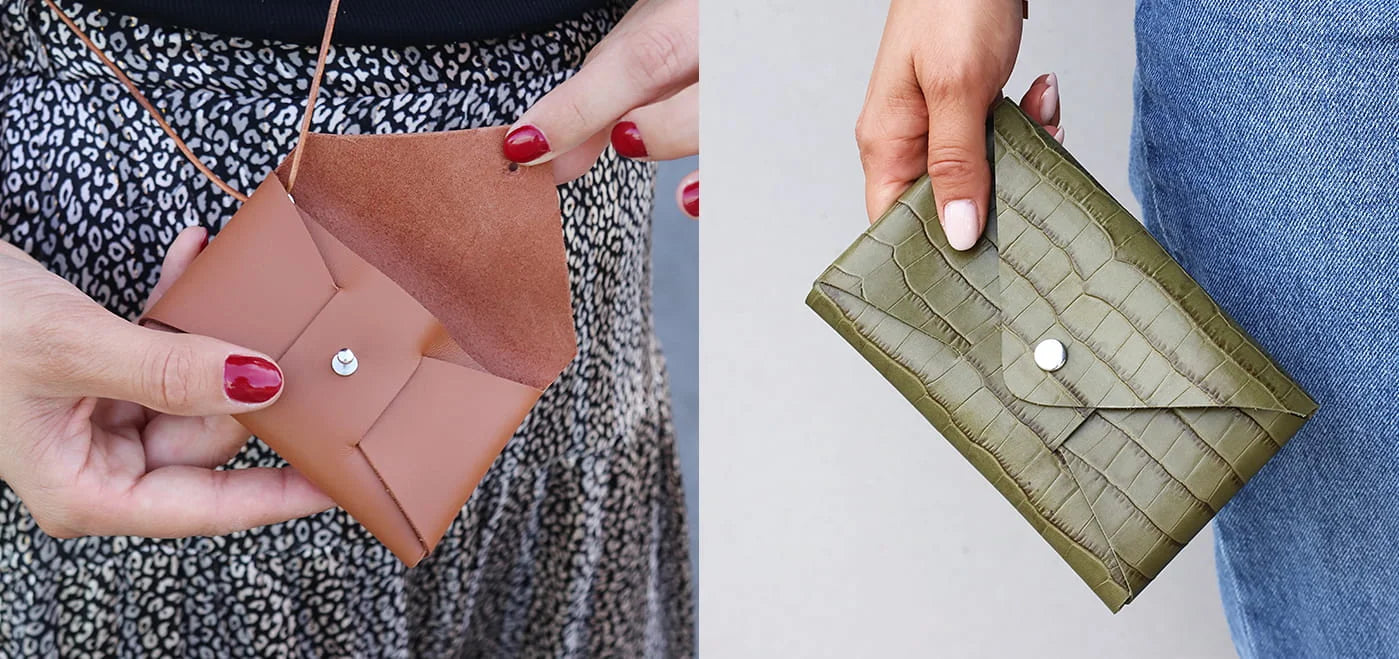 tutoriel porte-cartes et pochette en cuir