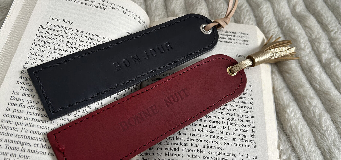 Tutoriel - Marque page en cuir