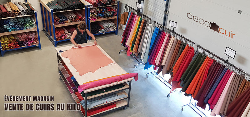vente de cuir au kilo
