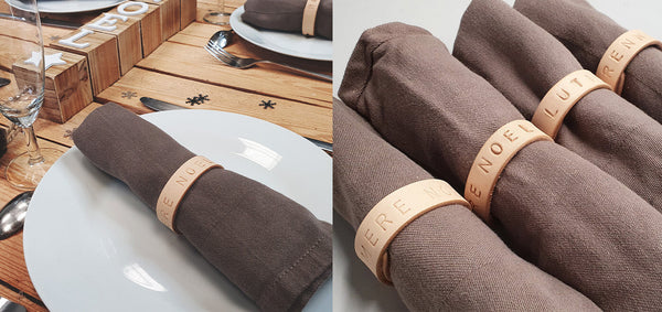 tutoriel rond de serviette noel, anniversaire, mariage..